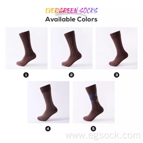 Business modal sock for men-brown 5